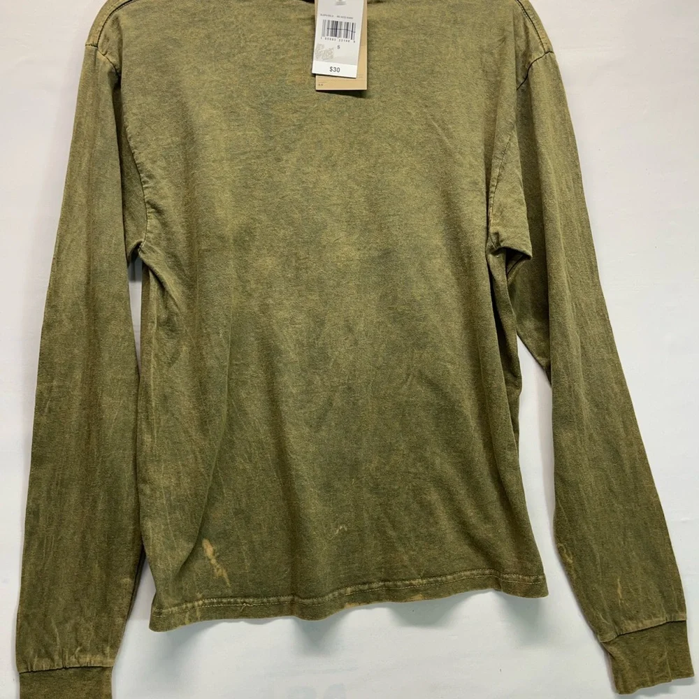Levi's Graphic Tee Mens S Army Green W/Gold Accents‎ Cotton Outdoor Gorpcore